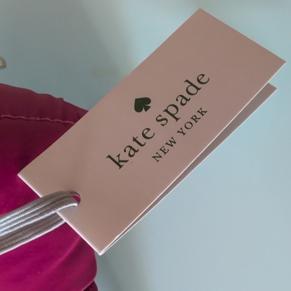 Kate Spade Claude Pink Festive Dachshund Dog Bag Charm Key Chain NWT - Picture 7 of 9